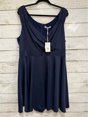 Grace Karin Navy Dress Size 3XL NWT